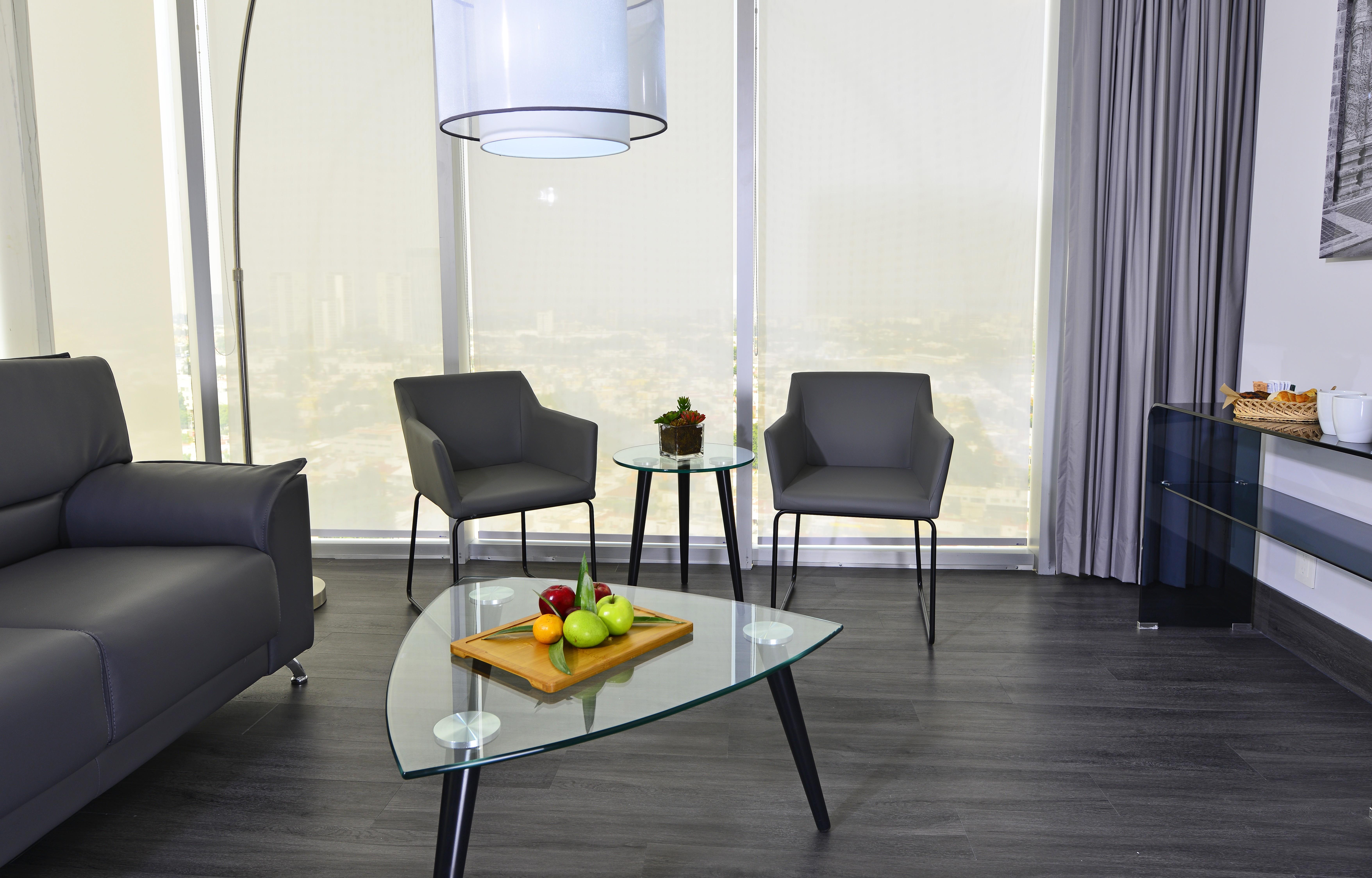 Baruk Guadalajara Hotel De Autor Екстер'єр фото A room with a floor made of wood-look tile